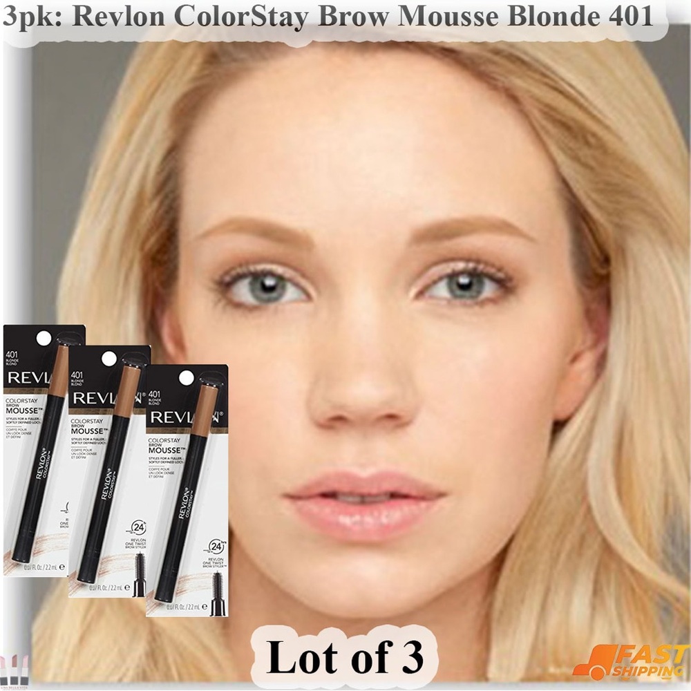 Revlon Blonde Brow Mousse Trio 401